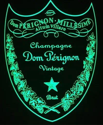 CHAMPAGNE DOM PERIGNON – VINTAGE LUMINOUS LABEL