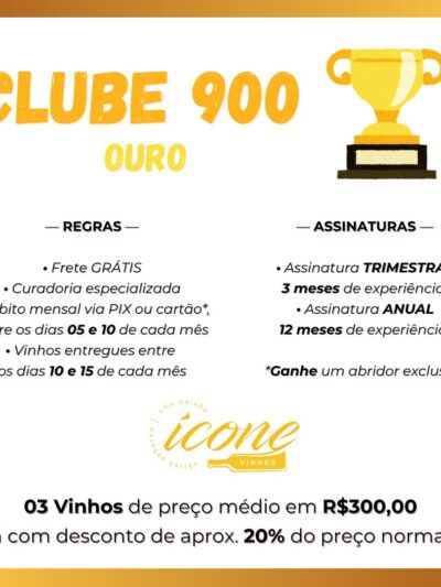 CLUBE ÍCONE VINHOS — ASSINATURA